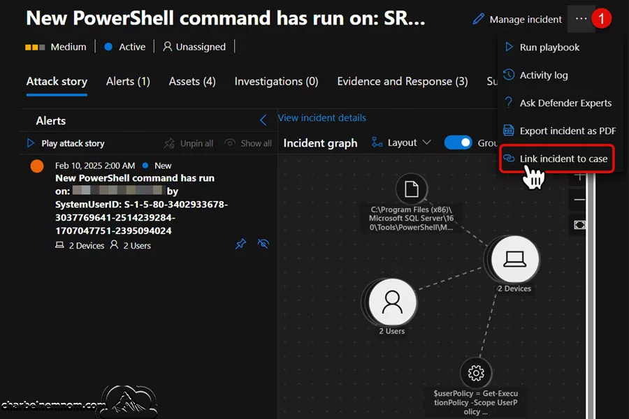 Transform SecOps with 7 Inspiring Case Management Strategies in Microsoft Defender 6 Link incidents from the Investigation & response incident details page