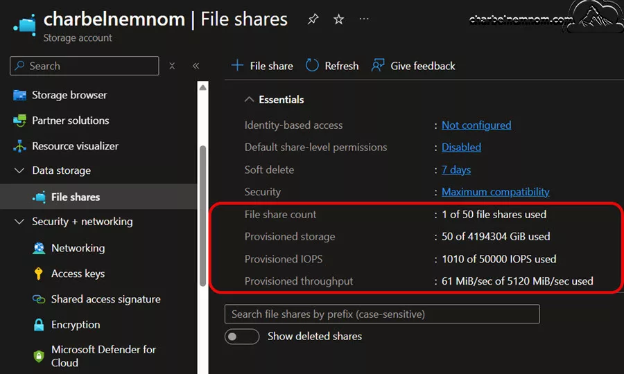 Provisioned V2 Account Limits