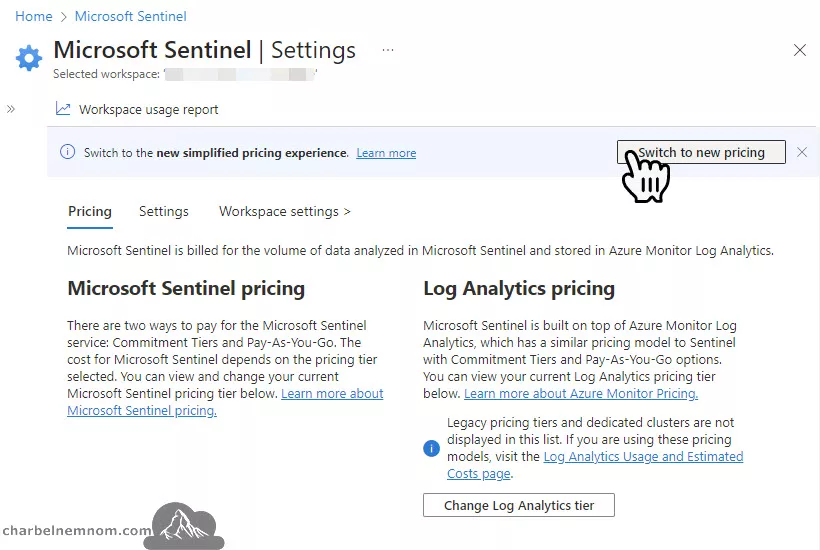 Microsoft Sentinel | Switch to new simplified pricing