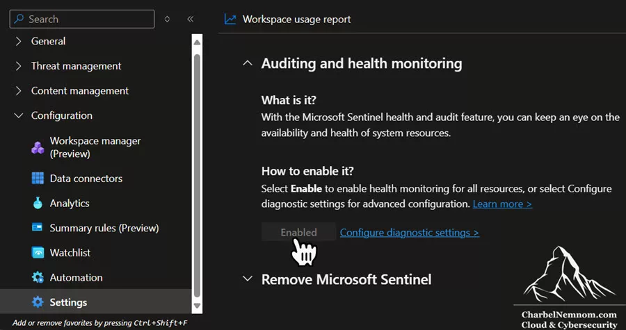 Auditing and health monitoring