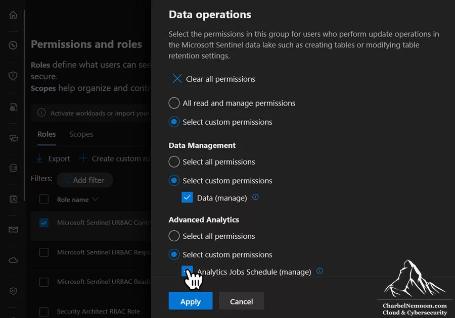 Demystifying Microsoft Sentinel Roles and Permissions 26 Data operations in the Microsoft Sentinel data lake
