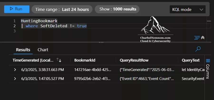 HuntingBookmark SoftDelete