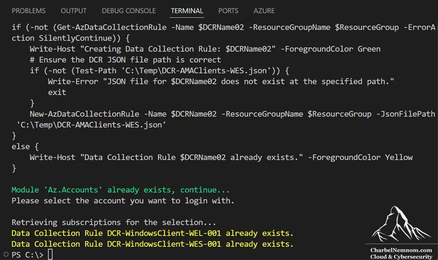 Creating Data Collection Rules (DCRs) for Workstations