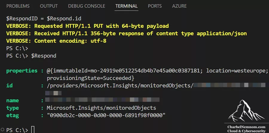 Creating a Monitored Object in Microsoft Entra