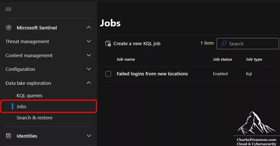 Data lake exploration | Jobs
