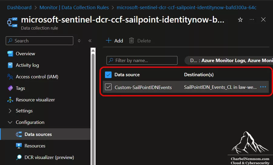 Verify Data Collection Endpoint and Data Collection Rule