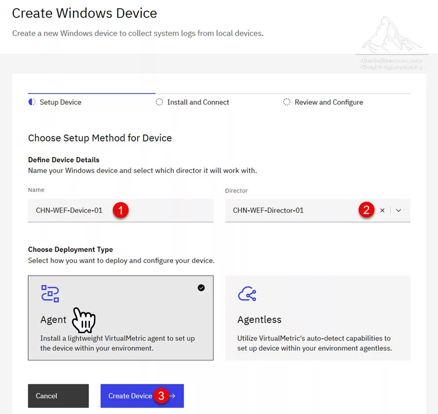 Create Windows Device