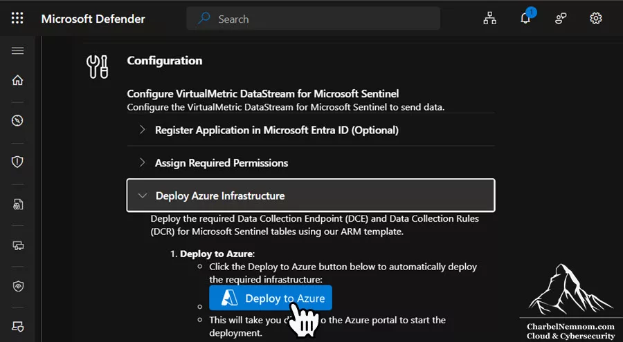 VirtualMetric DataStream deploy to Azure