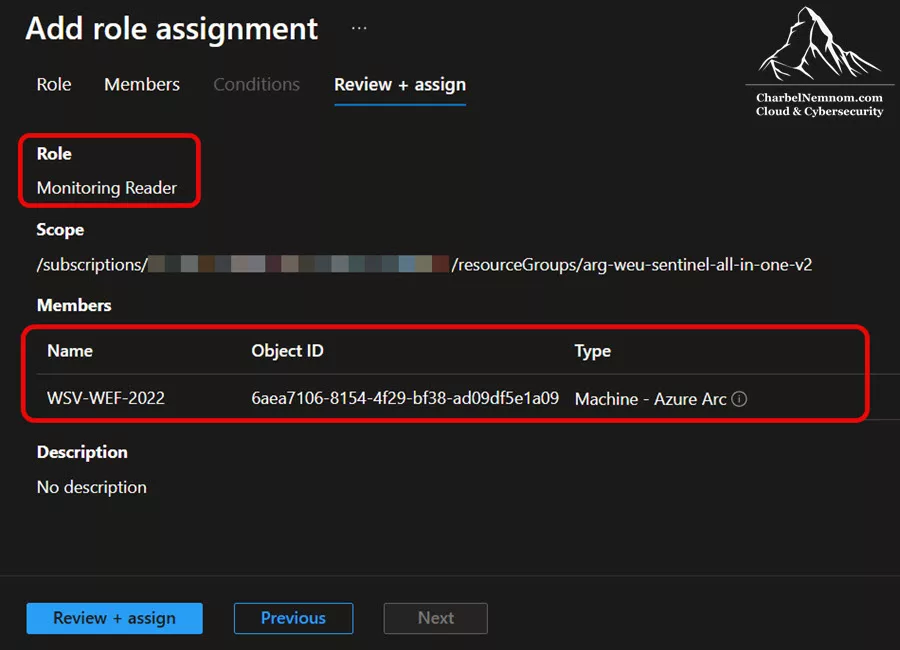 Assign the Monitoring Reader role to the VirtualMetric Director