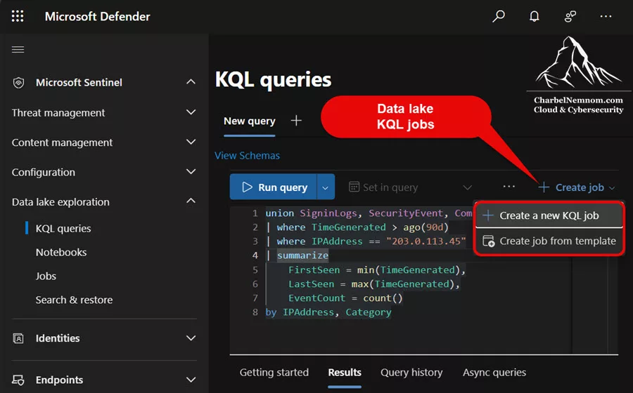 Microsoft Sentinel Cost Estimation and Optimization — The Definitive Guide! 12 Data lake KQL jobs