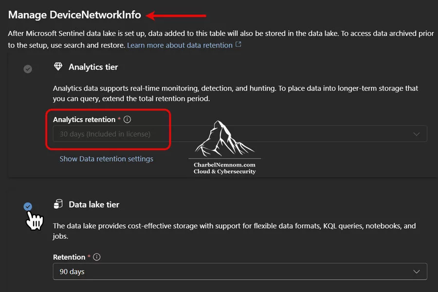 Microsoft Sentinel Cost Estimation and Optimization — The Definitive Guide! 22 Sending XDR Advanced Hunting Data Directly to the data lake