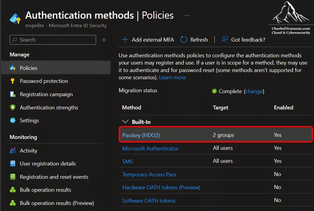 How to Enable and Roll Out Microsoft Authenticator Passkeys in Microsoft Entra ID: A Step-by-Step Guide 5 Enable Passkey profiles in Microsoft Entra ID