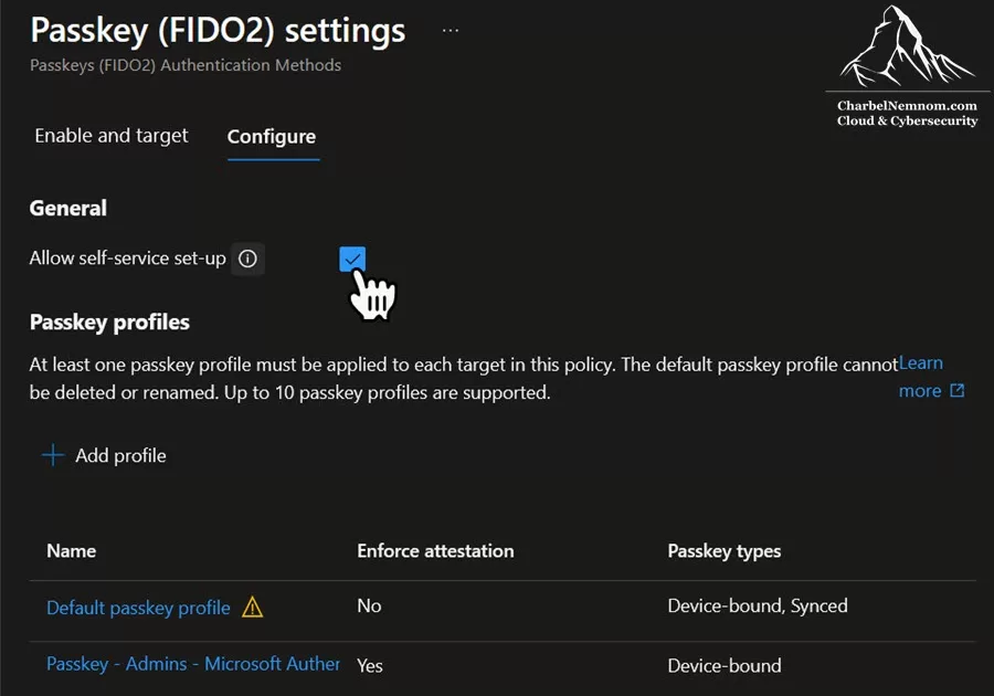 How to Enable and Roll Out Microsoft Authenticator Passkeys in Microsoft Entra ID: A Step-by-Step Guide 8 Allow self-service set-up