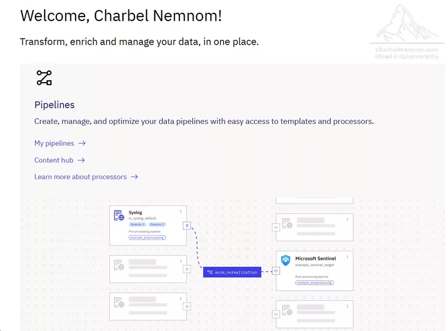 Security data pipeline architecture with VirtualMetric DataStream and Microsoft Sentinel