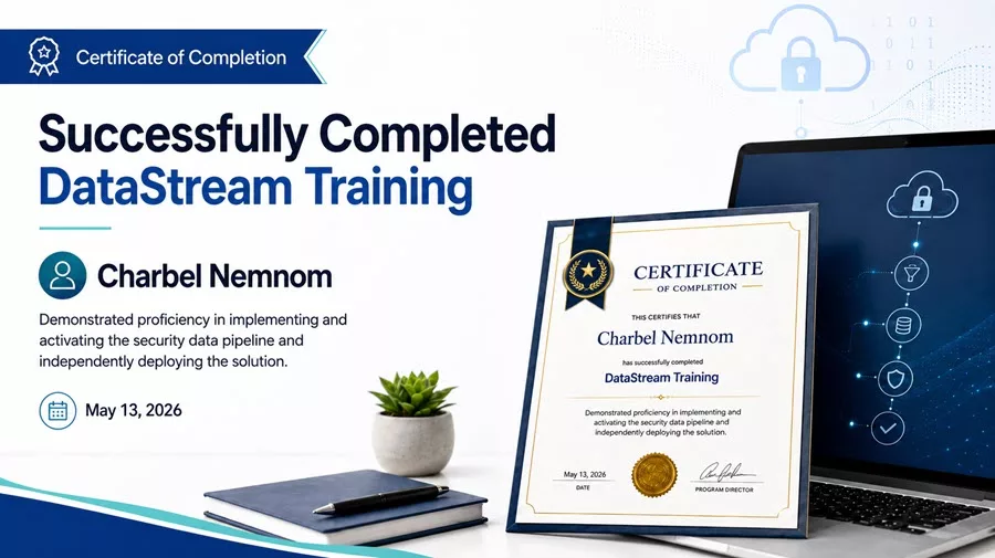 Completed VirtualMetric DataStream Training for Microsoft Sentinel pipeline deployment