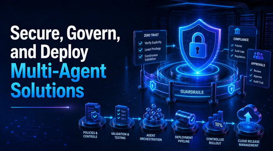 Secure, govern, and deploy multi-agent solutions
