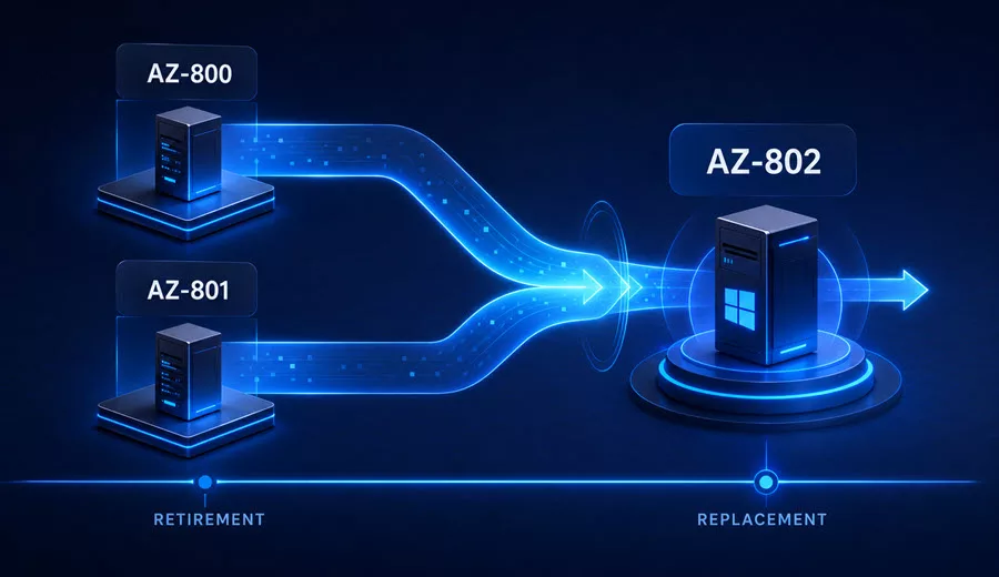 AZ-800/AZ-801 Retirement and AZ-802 Replacement