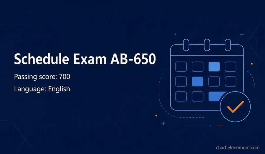 Schedule Exam AB-650
