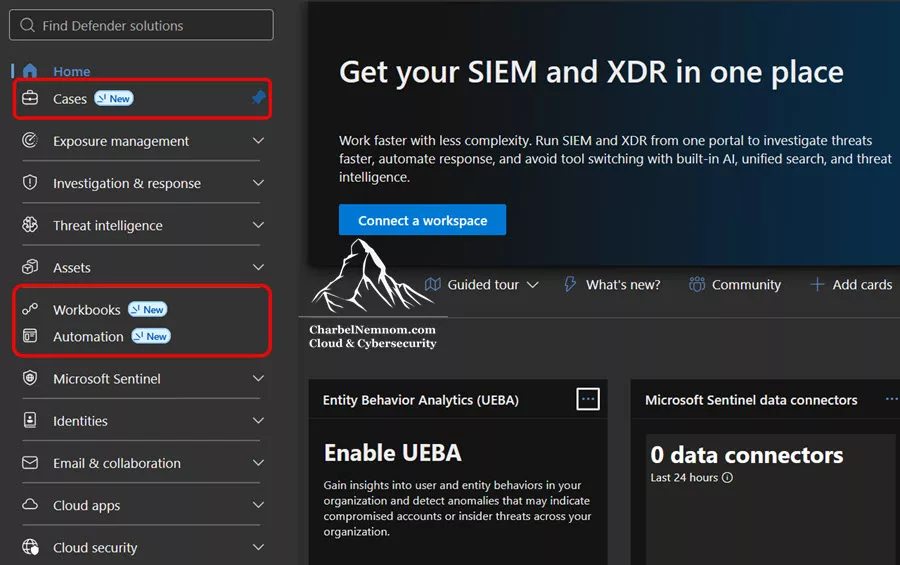 ISOC capabilities available in the Defender portal without an ISOC workspace