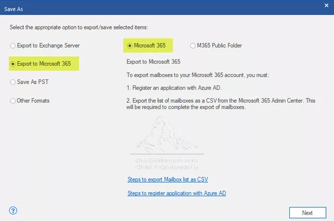 Online Exchange Database Repair: Comparing Stellar’s Online Service and Desktop Software 15 Export to Microsoft 365